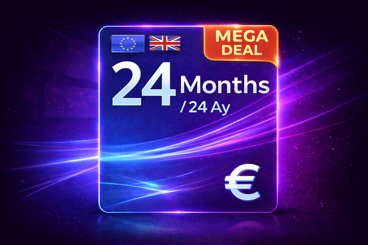 Europe 24 Months / 24 Ay IPTV